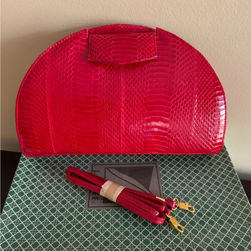 J.Renee Deep Red Clutch